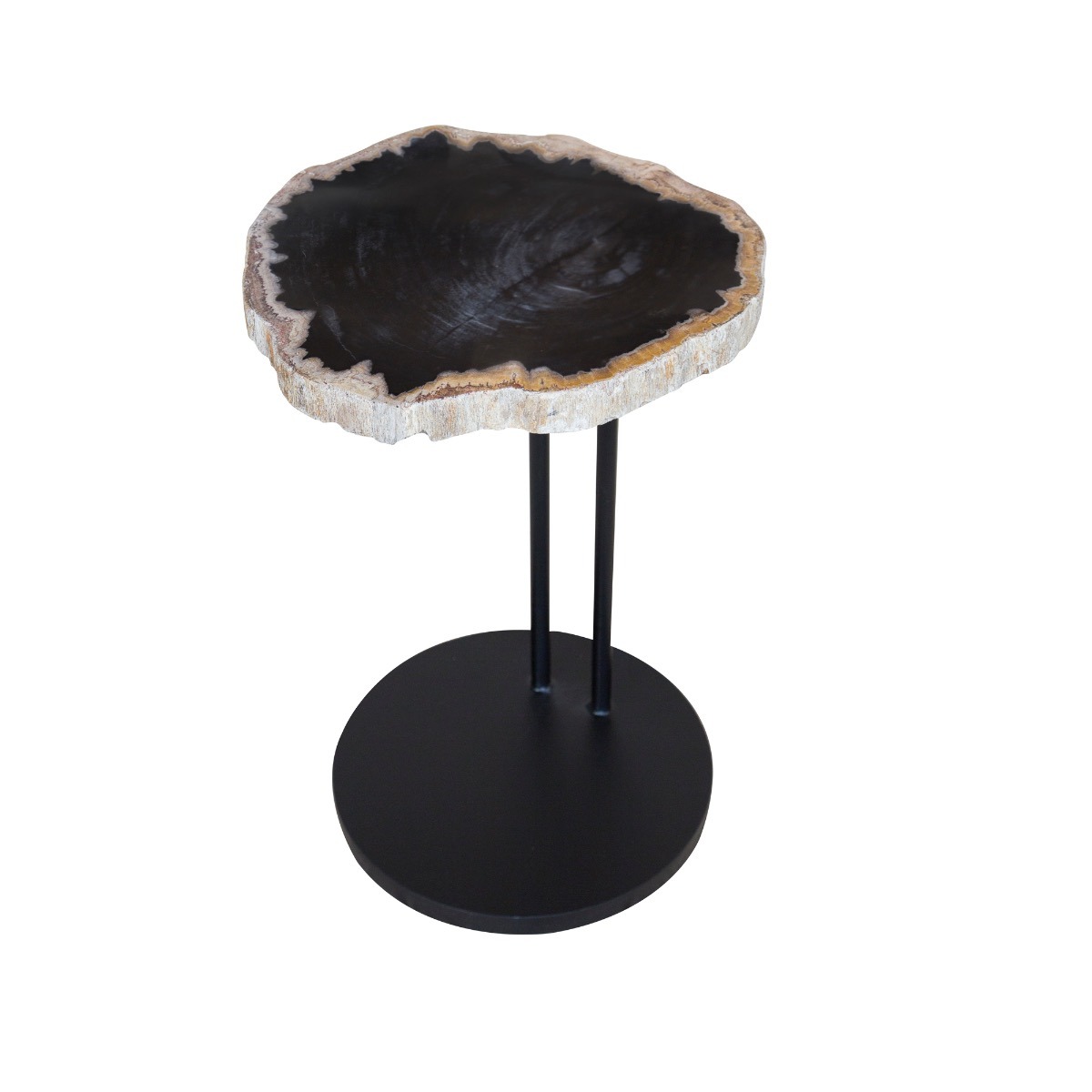 Dark Petrified Wood Staccato Table by Bluebone | Style Our Home