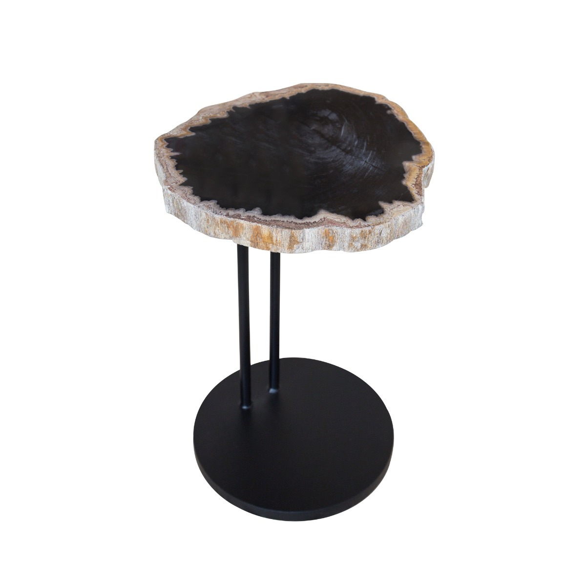 Dark Petrified Wood Staccato Table by Bluebone | Style Our Home