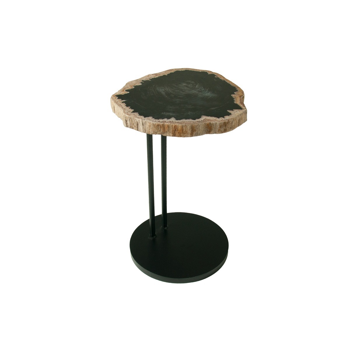 Dark Petrified Wood Staccato Table by Bluebone | Style Our Home