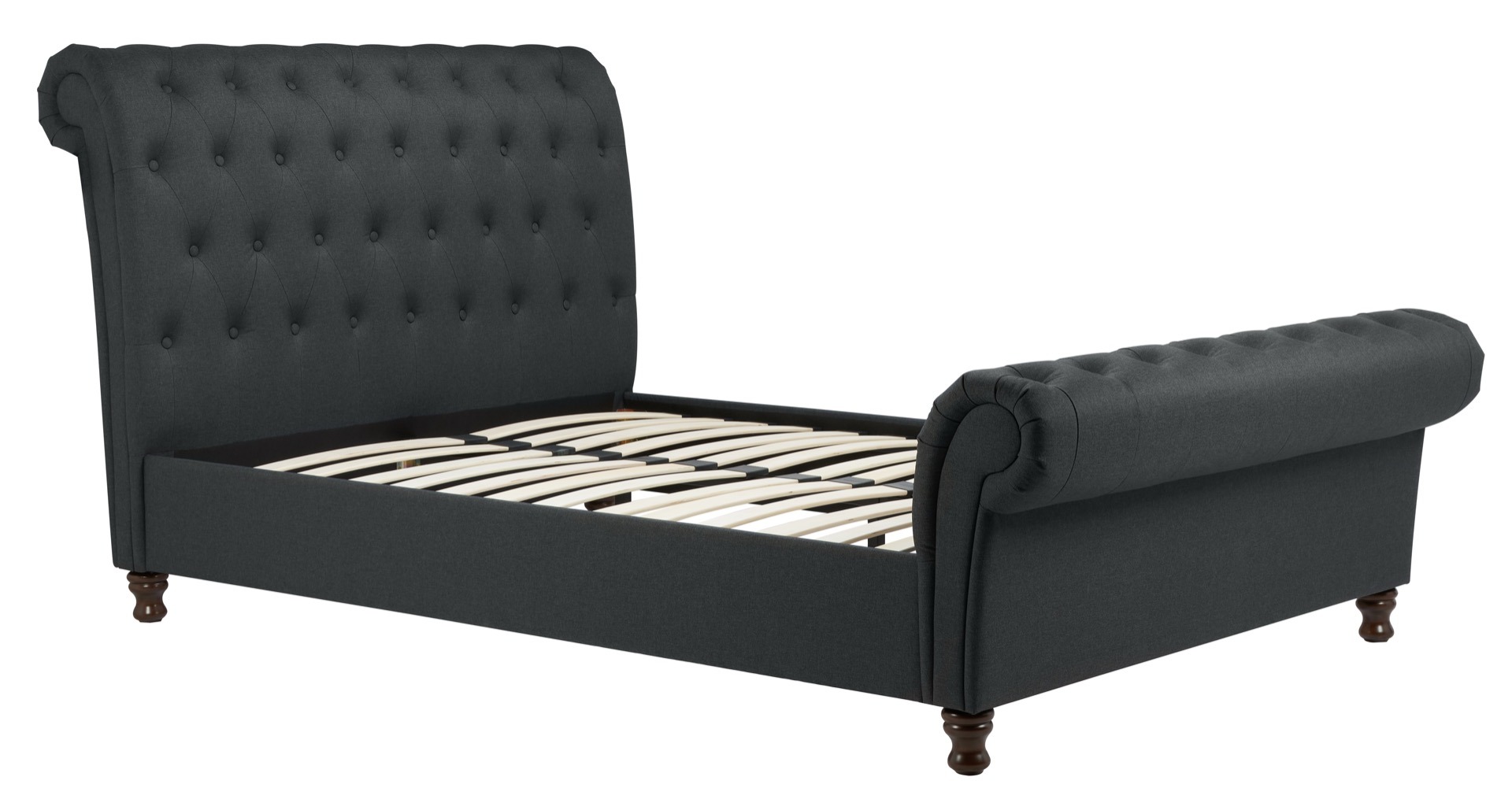 Castello Charcoal King Bed