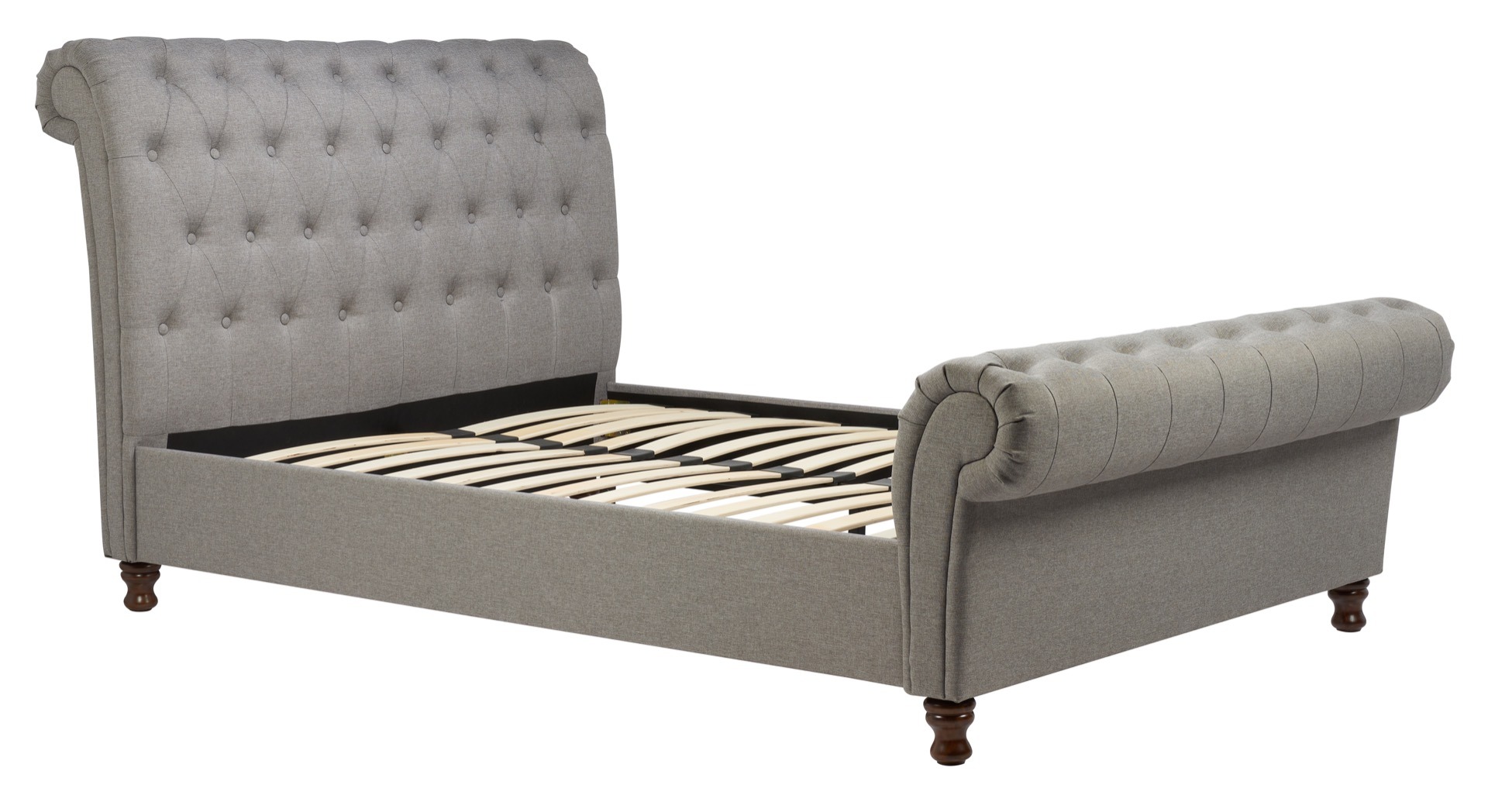 Castello Grey King Bed