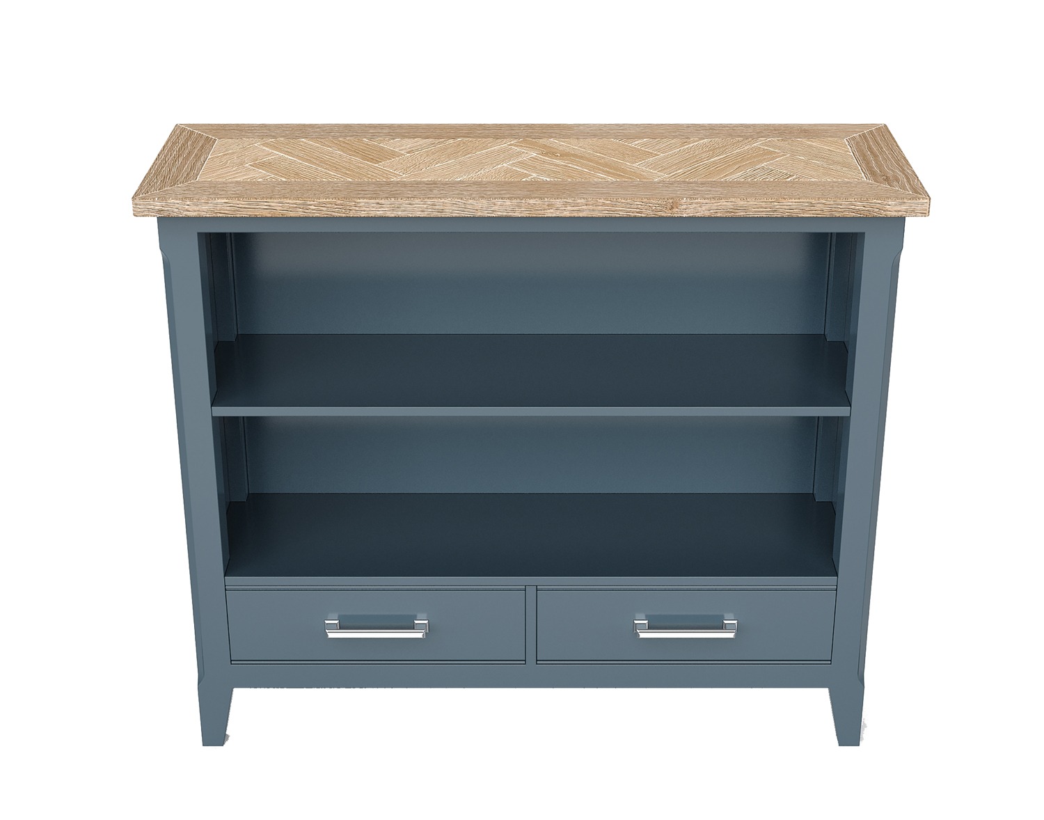 Signature Blue Low Bookcase  by Baumhaus | Style Our Home