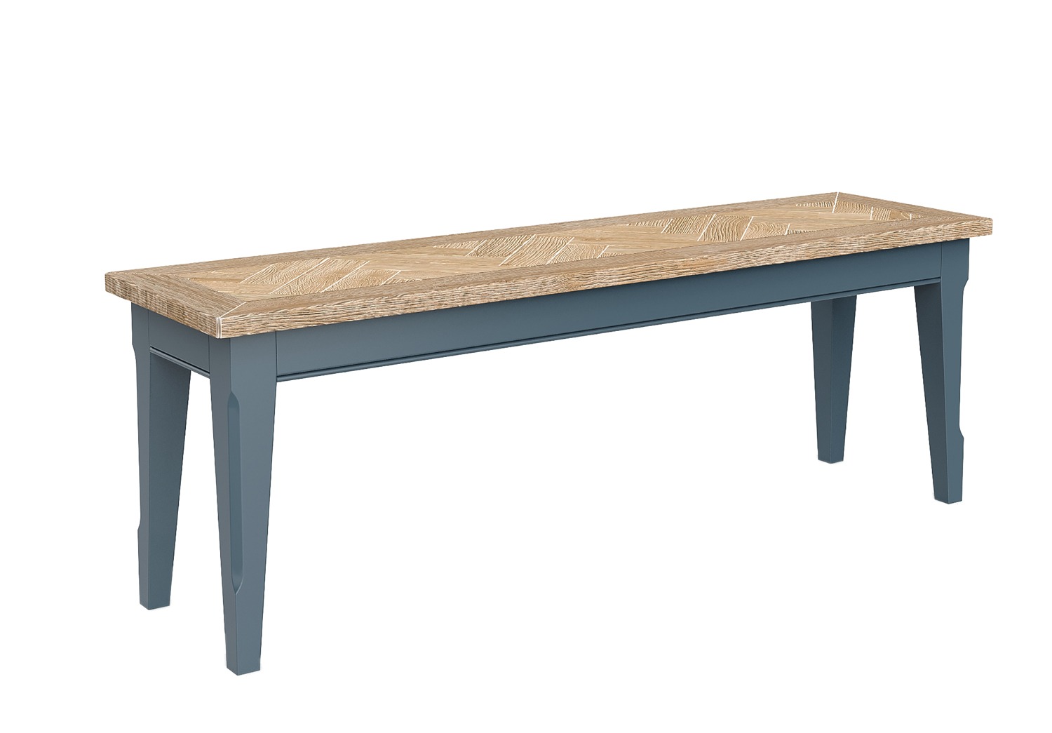 Signature Blue Dining Bench (130) by Baumhaus | Style Our Home