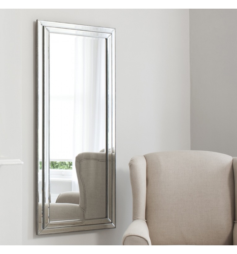  Chambery Leaner Mirror Pewter | Style Our Home