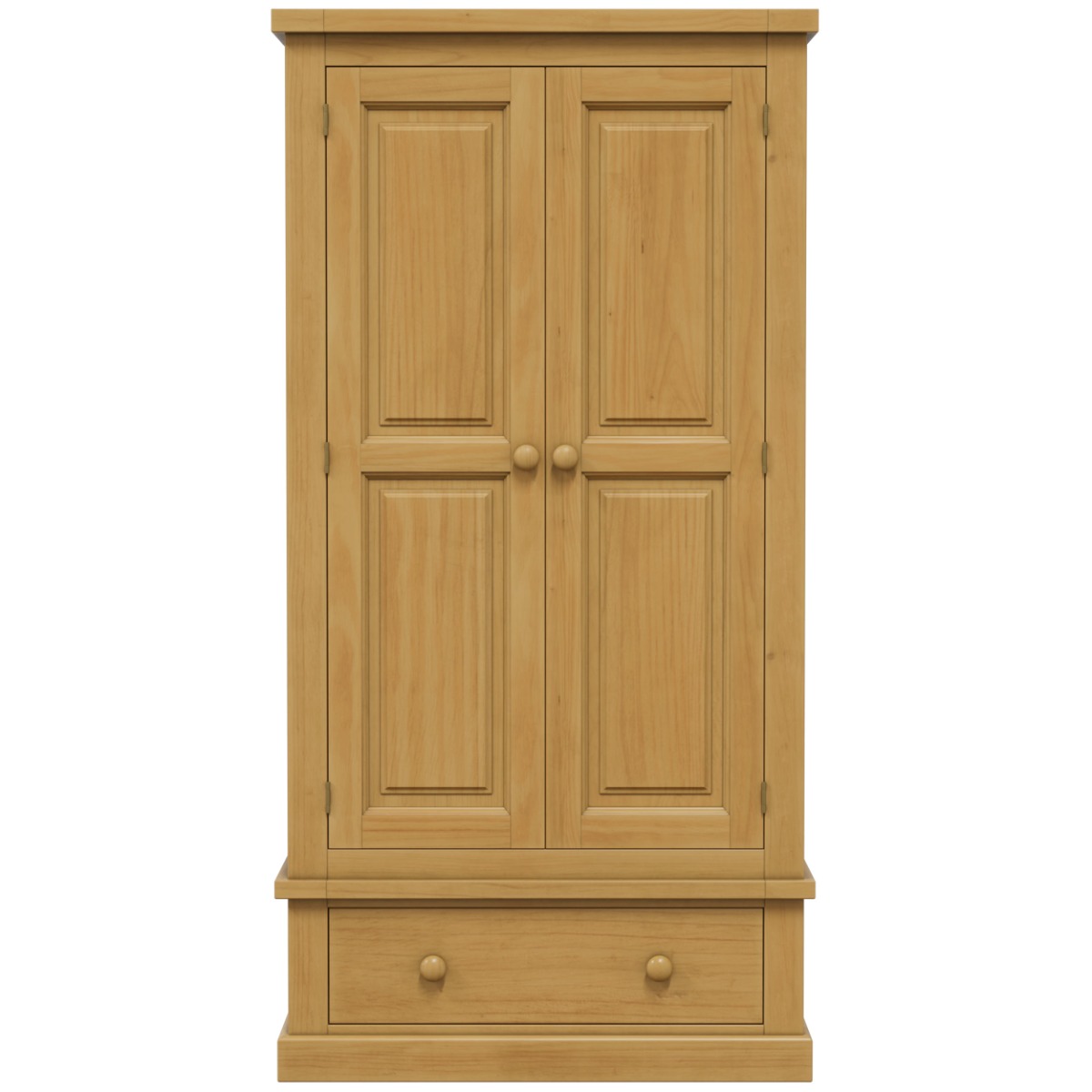 Arbor 2 Door 1 Drawer Wardrobe by Heritance Furniture | Style Our Home