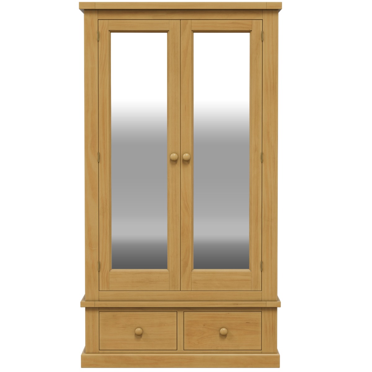 Arbor Double Wardrobe with Mirror and Drawers by Heritance Furniture | Style Our Home
