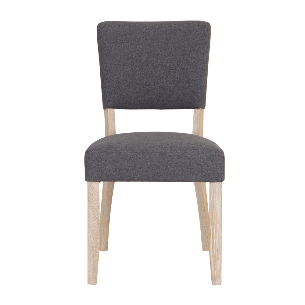 Colbury Fabric Dining Chair - Grey by Aegon Interiors | Style Our Home