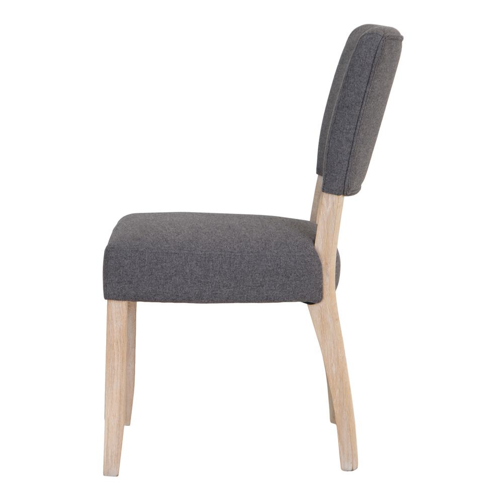 Colbury Fabric Dining Chair - Grey by Aegon Interiors | Style Our Home