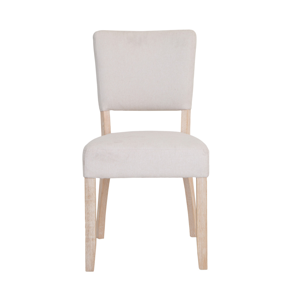 Colbury Fabric Dining Chair - Natural by Aegon Interiors | Style Our Home