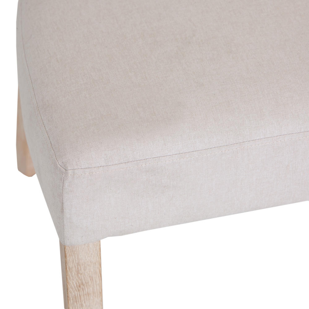Colbury Fabric Dining Chair - Natural by Aegon Interiors | Style Our Home