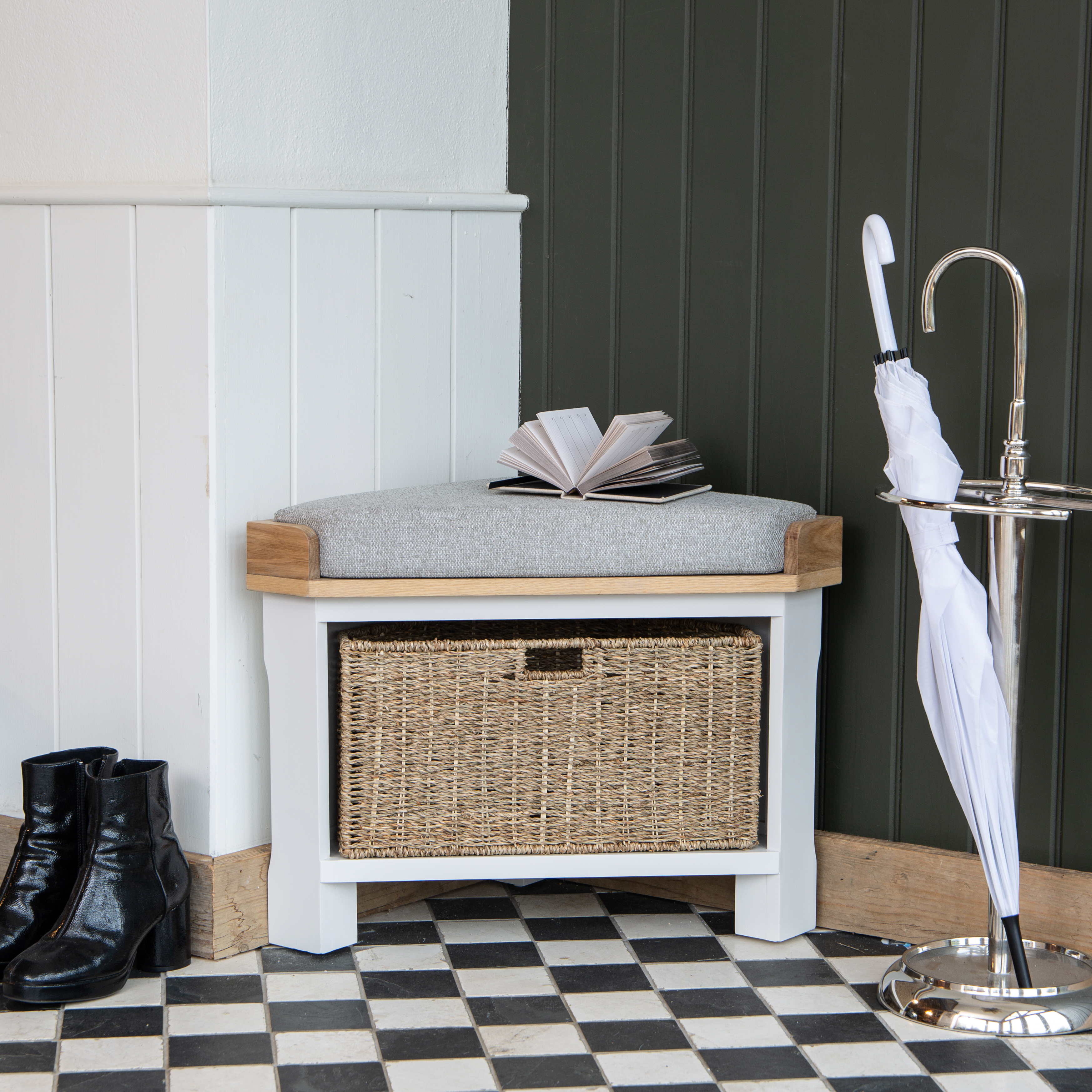 Colbury Corner Hall Bench by Aegon Interiors | Style Our Home