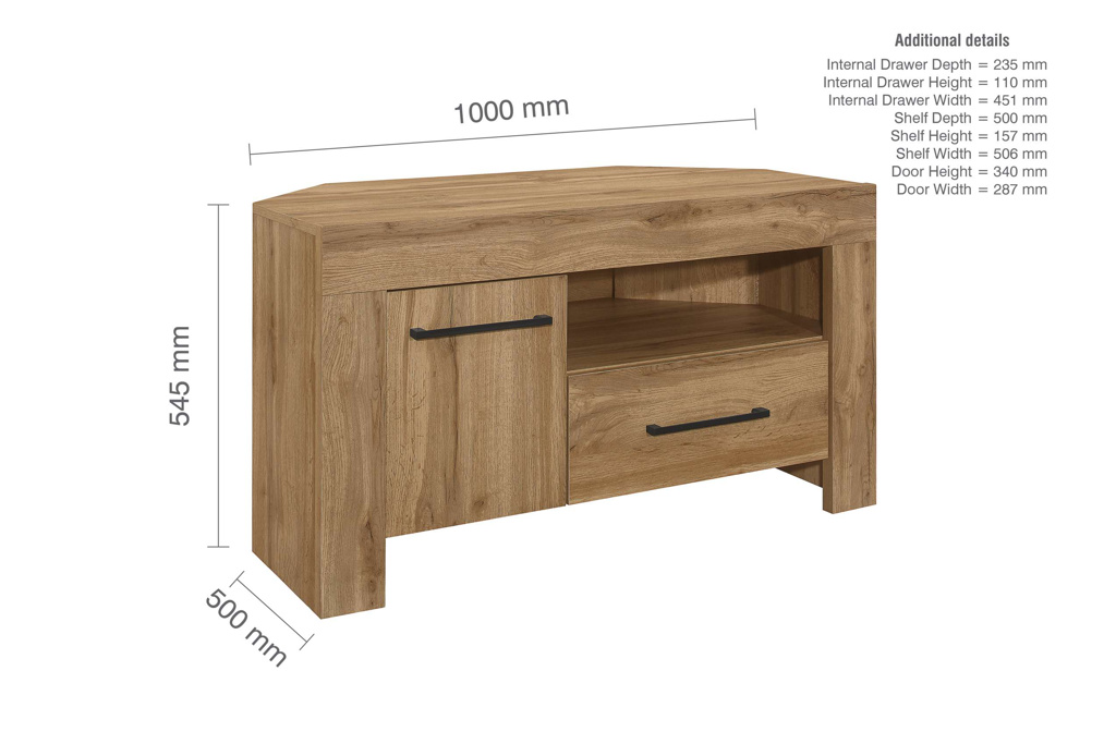 Compton Corner Tv Unit by Birlea | Style Our Home