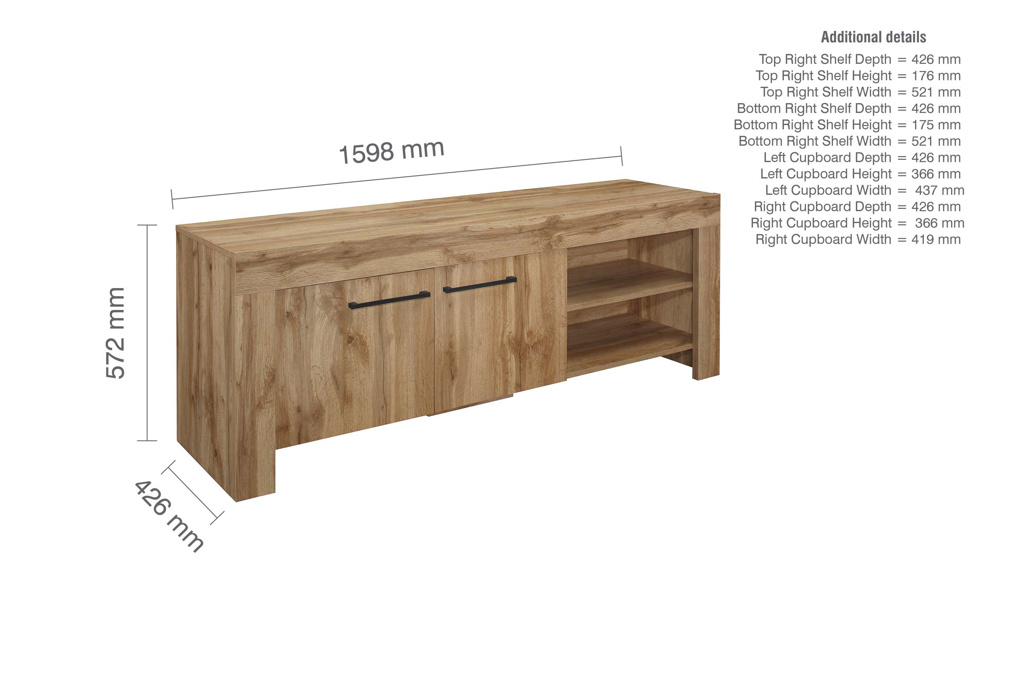 Compton Tv Unit by Birlea | Style Our Home