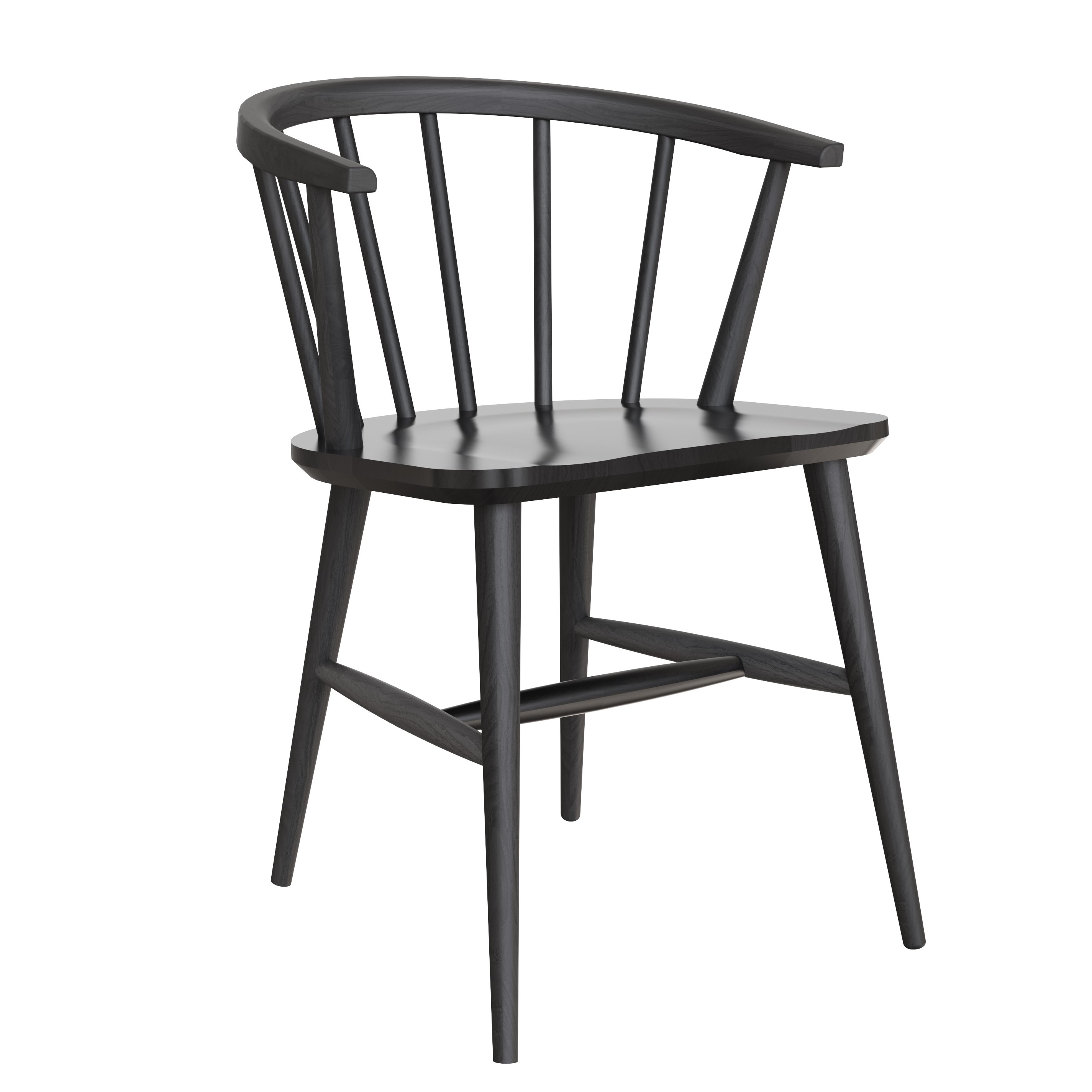 Como Dining Armchair Black Beech (2pk)  by Bell & Stocchero | Style Our Home