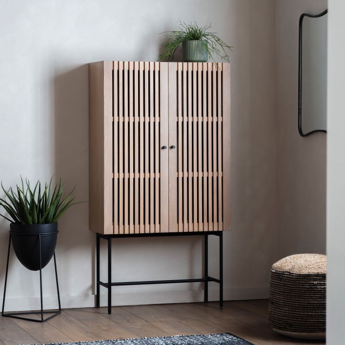 Sakura 2 Door Cocktail Cabinet by Hudson Living | Style Our Home 