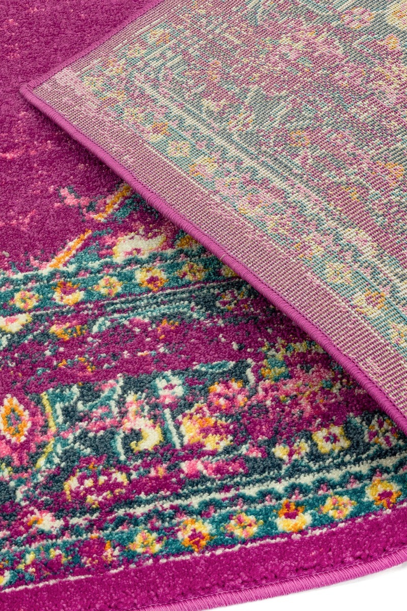 Colt Medallion Fuchsia Rug by Asiatic London | Style Our Home