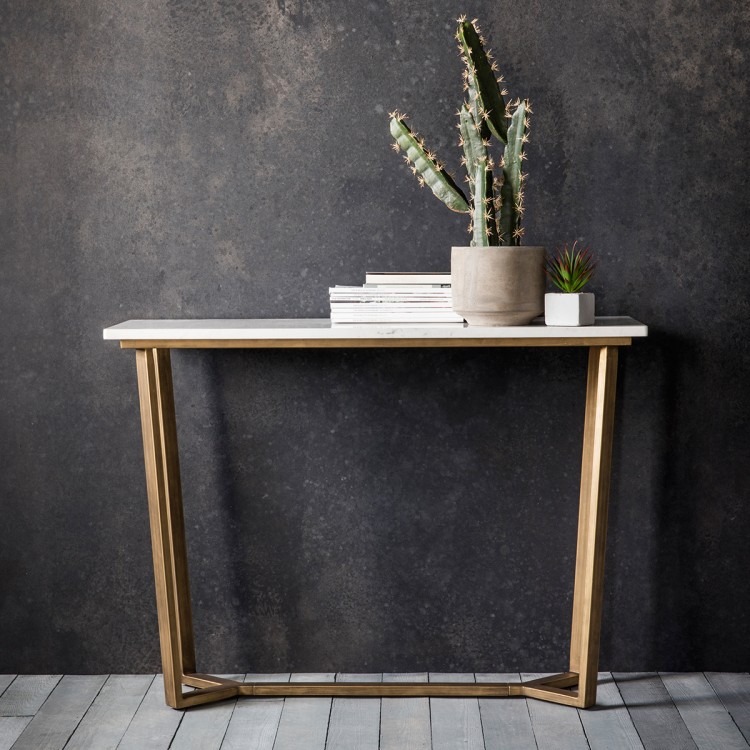 Cleo Marble Console Table - Style Our Home