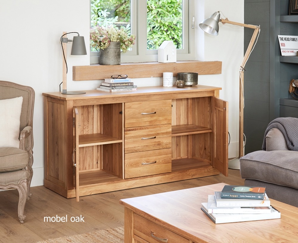 Baumhaus Mobel Oak Large Sideboard - Style Our Home