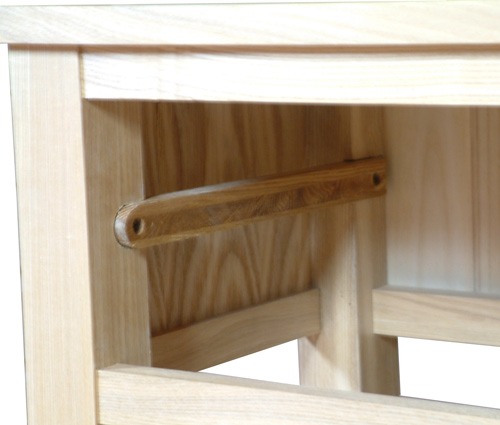 Baumhaus Mobel Oak One Door one Drawer Lamp Table - Style Our Home