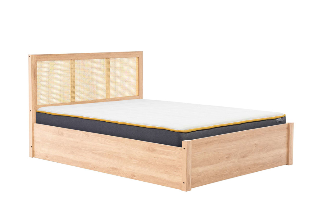 135cm Croxley Rattan Ottoman Oak by Birlea | Style Our Home