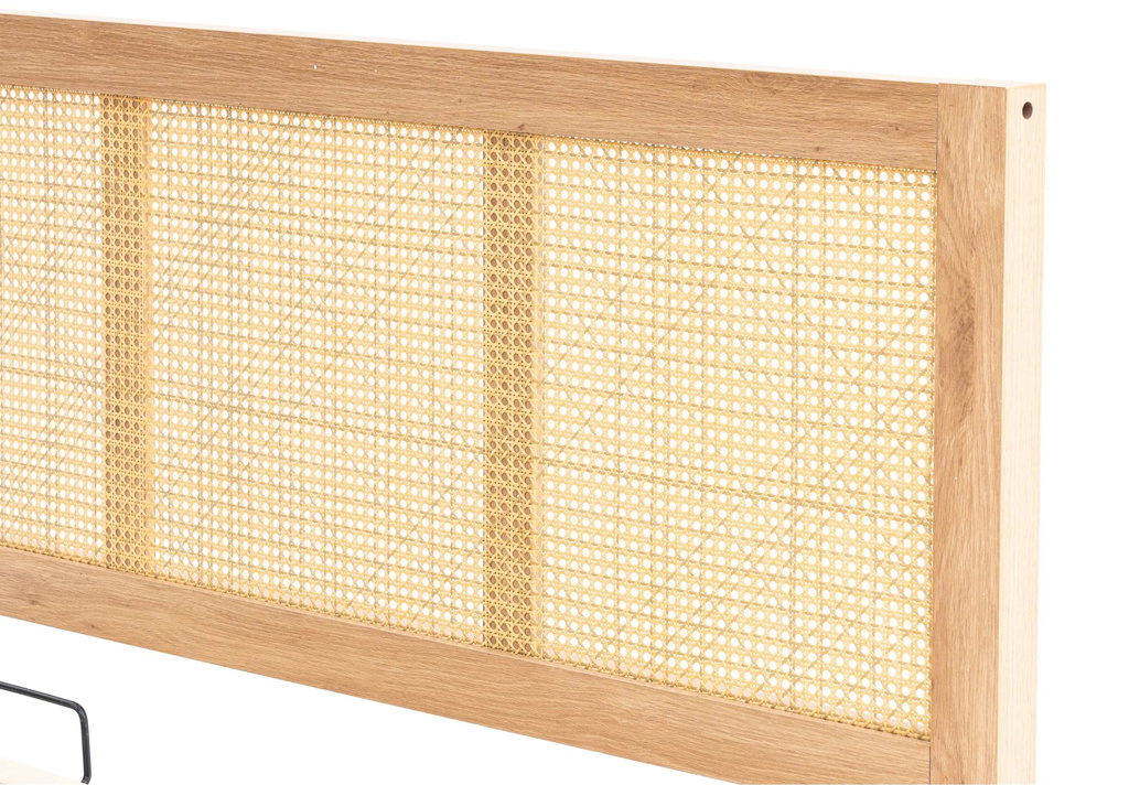 135cm Croxley Rattan Ottoman Oak by Birlea | Style Our Home