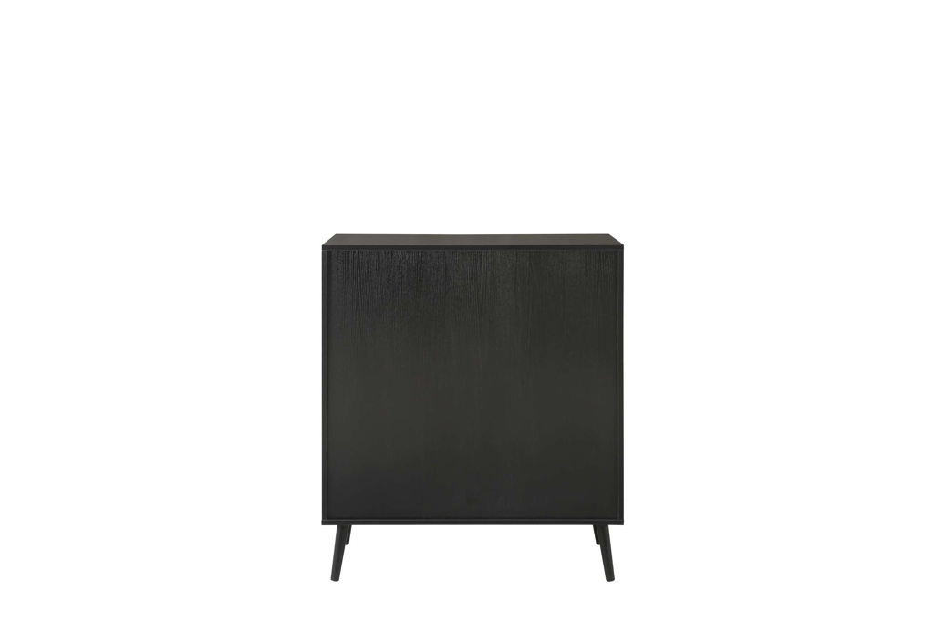 Croxley 5 Drawer Rattan Chest Black by Birlea | Style Our Home