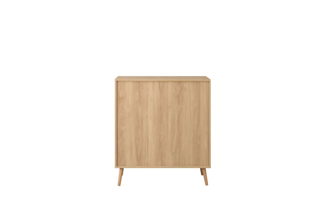 Croxley 5 Drawer Rattan Chest Oak by Birlea | Style Our Home