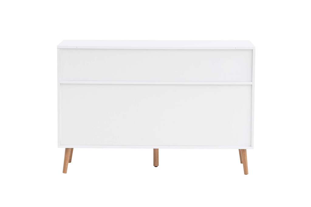 Croxley 7 Drawer Rattan Chest White by Birlea | Style Our Home