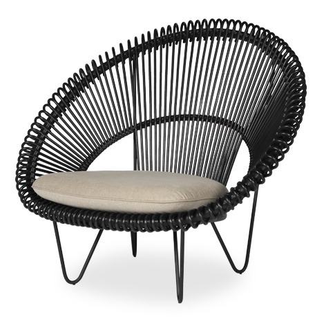 Cruz Cocoon in Black by Vincent Sheppard | Style Our Home
