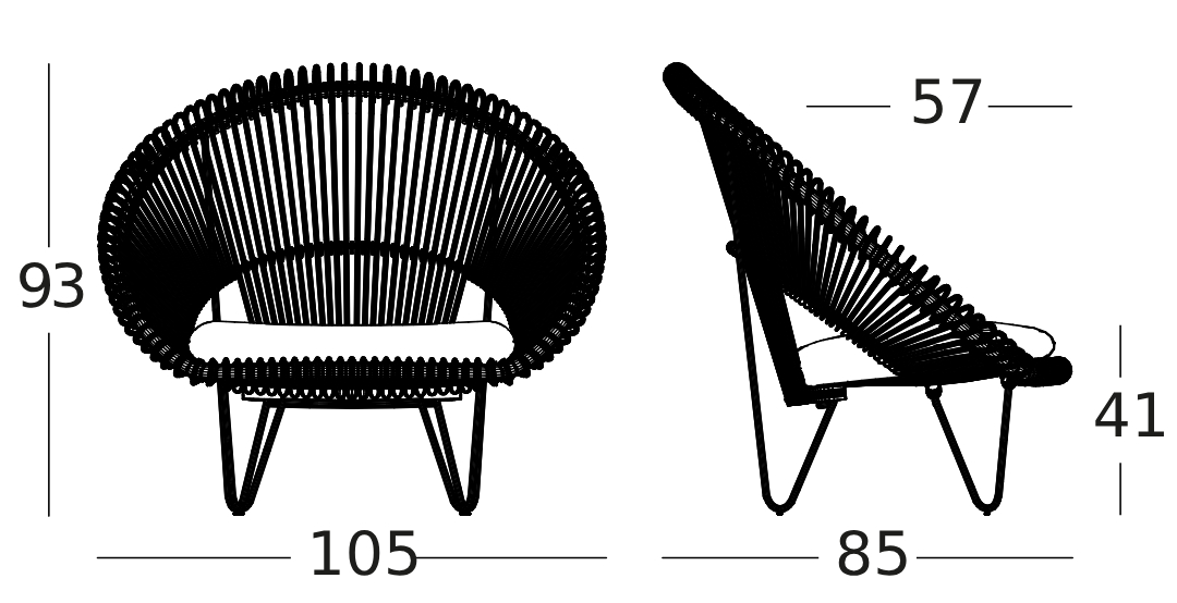 Cruz Cocoon in Black by Vincent Sheppard | Style Our Home