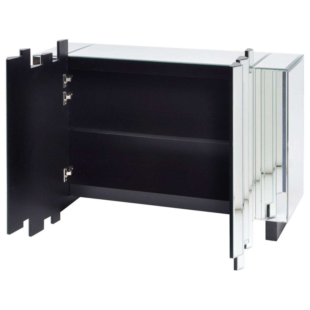 Crystalline Mirrored Cabinet - Style Our Home 