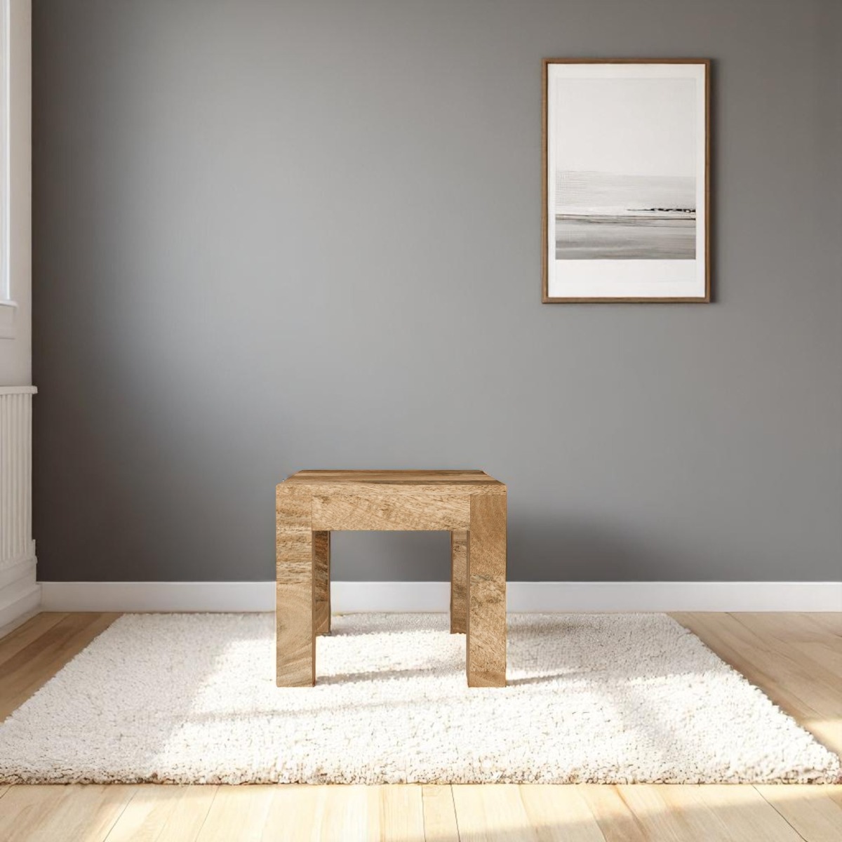 Mango Edge Lamp Table by Jali Editions  | Style Our Home