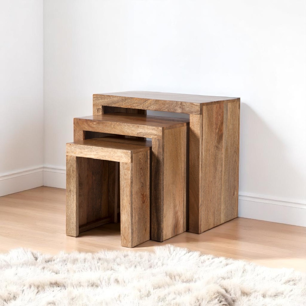 Mango Edge Nest of Tables by Jali Editions | Style Our Home
