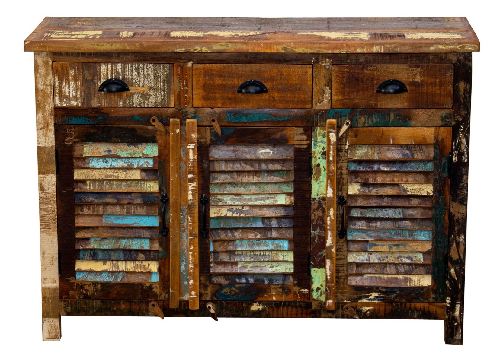 Marine Reclaimed 3 Drawer Sideboard | Style Our Home