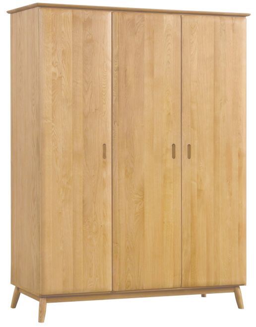 Malmo Oak 3 Door Wardrobe by Classic Furniture | Style Our Home