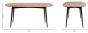 Vintage Weathered Oak 6 Seater Table & 6 Seurat Grey Velvet Chairs by Bentley Designs | Style Our Home