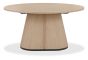 Vega Scandi Oak & Peppercorn 4 Seater Table by Bentley Designs | Style Our Home
