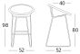 Joe Bar Stool Black Frame - Style Our Home - 2