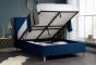 Loxley Blue 5' King Ottoman Bed
