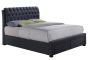 Valentino Charcoal Double Bed