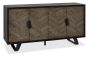 Emerson Weathered Oak & Peppercorn Wide Sideboard by Bentley Designs | Style Our Home
