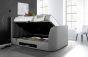 Barnard Fabric TV Bed and Ottoman 4'6 Double Bedstead - Style Our Home 