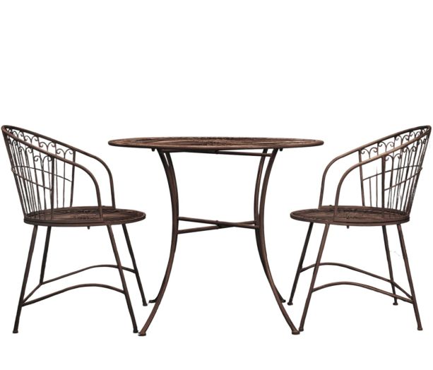 Greco Noir 2-Seater Bistro Set | Style Our Home