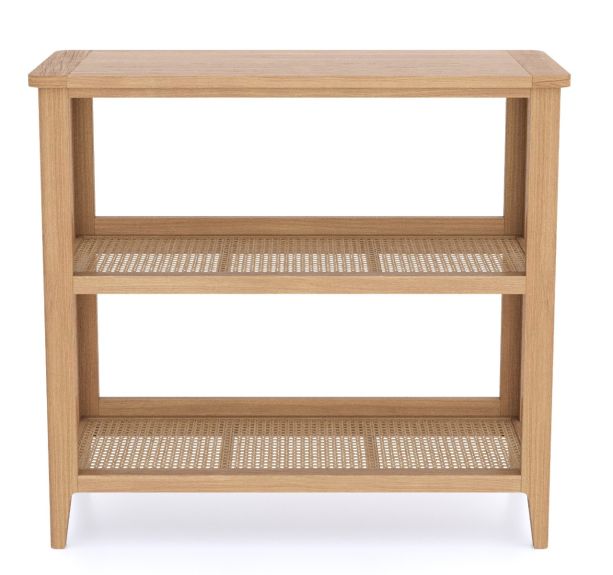 Halmstad Natural Oak Open Bookcase by Hertiance Furniture | Style Our Home