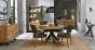 Logan Rustic Oak Upholstered Chair - Dark Grey Fabric (Pair) by Bentley Designs | Style Our Home