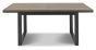 Tivoli Weathered Oak 6-8 Seater Table & 6 Dali Grey Velvet Chairs by Bentley Designs | Style Our Home
