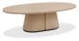 Vega Scandi Oak & Peppercorn Oval Coffee Table by Bentley Designs | Style Our Home