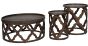 Kielder Solid Carved Wooden Coffee Table in Dark Brown by Libra | Style Our Home