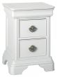 Chantilly White 2 Drawer Nightstand - Style Our Home
