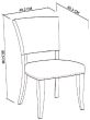 Marque Rustic Oak Upholstered Chair - Dark Grey Fabric (Pair) - Style Our Home